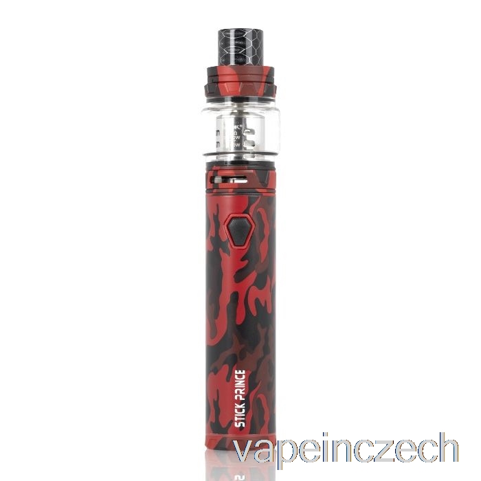 Sada Prince Smok Stick - Tfv12 Prince Red Camo Vape Bez Nikotinu Ve Stylu Pera